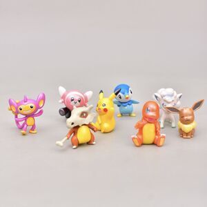 8 PIECE POKEMON FIGURE LOT BUNDLE NINTENDO WCT PICACHU AZWARES